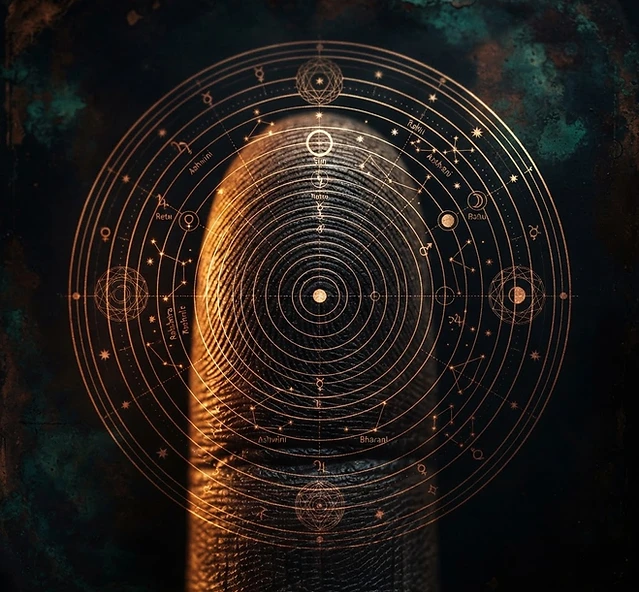 Abstract thumbprint and celestial geometry